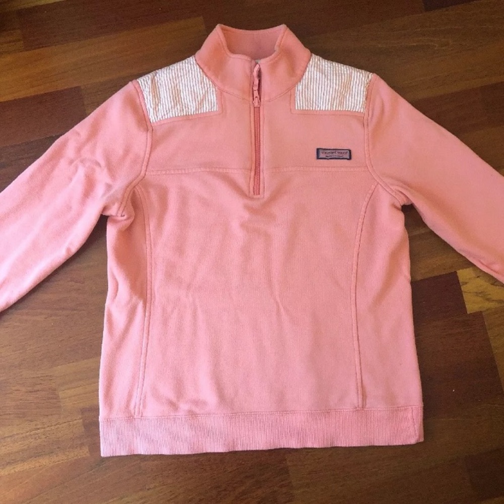 Vineyard vines pink & seersucker shepshirt - Small